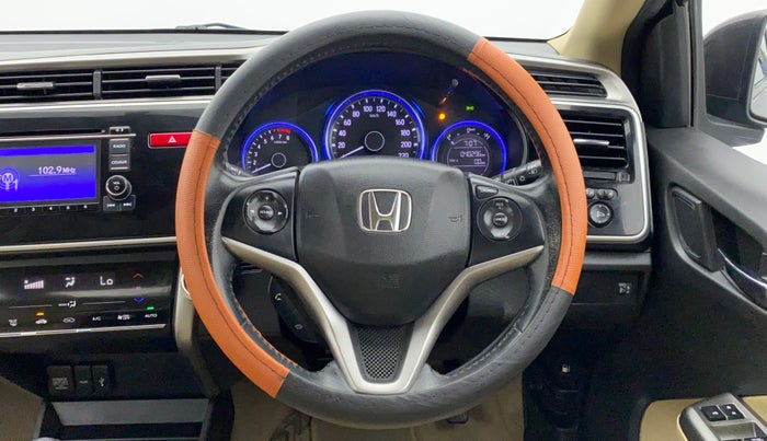 2015 Honda City VX MT PETROL, Petrol, Manual, 40,424 km, Steering Wheel Close Up