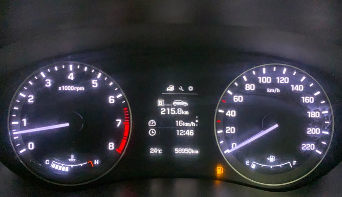 2016 Hyundai Elite i20 ASTA 1.2, Petrol, Manual, 58,950 km, Odometer Image