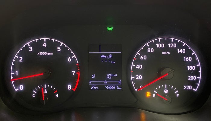 2017 Hyundai Verna 1.6 SX VTVT, Petrol, Manual, 43,890 km, Odometer Image