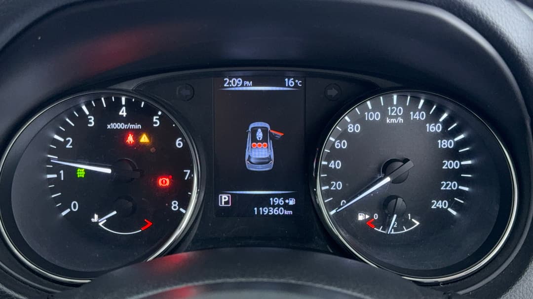 2018 Nissan X-trail St-l (4WD), Automatic, 119360 km, Odometer View