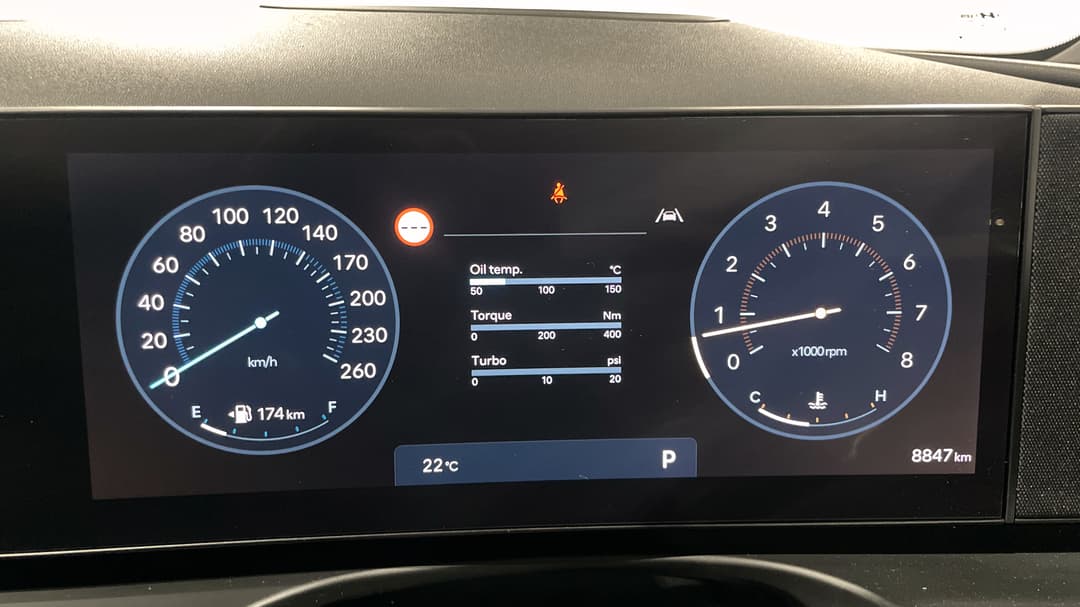2024 Hyundai Tucson Premium N Line (AWD), Automatic, 8847 km, Odometer View