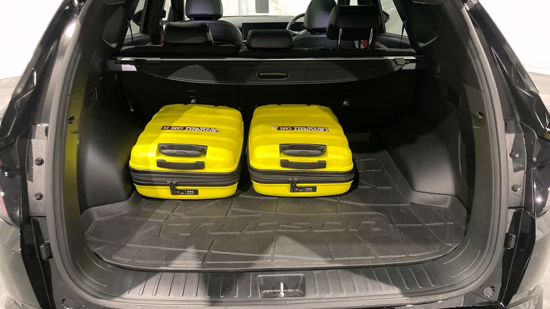 2024 Hyundai Tucson Premium N Line (AWD), Automatic, 8847 km, Boot Inside View with Luggage