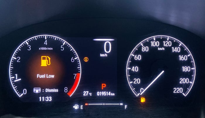 2020 Honda City ZX CVT, Petrol, Automatic, 19,818 km, Odometer Image