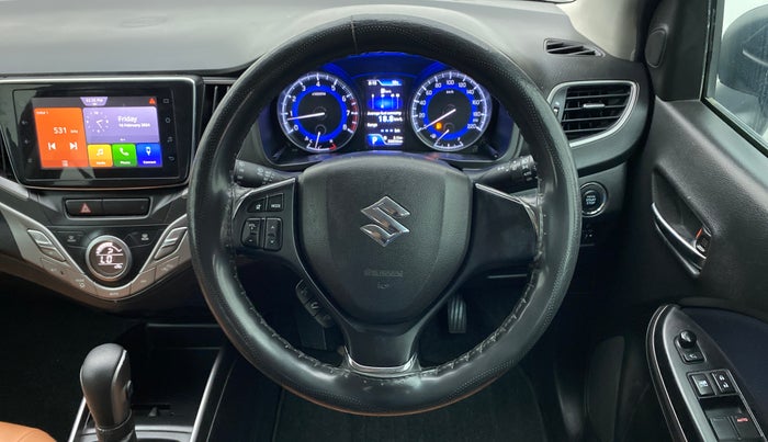 2019 Maruti Baleno ALPHA CVT PETROL 1.2, Petrol, Automatic, 50,056 km, Steering Wheel Close Up