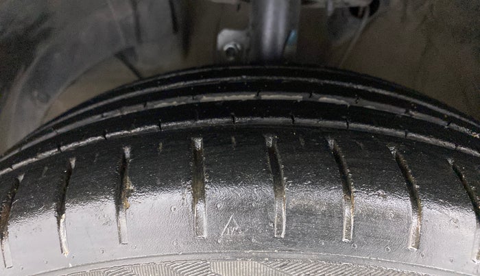 2019 Maruti Baleno ALPHA CVT PETROL 1.2, Petrol, Automatic, 50,056 km, Left Front Tyre Tread