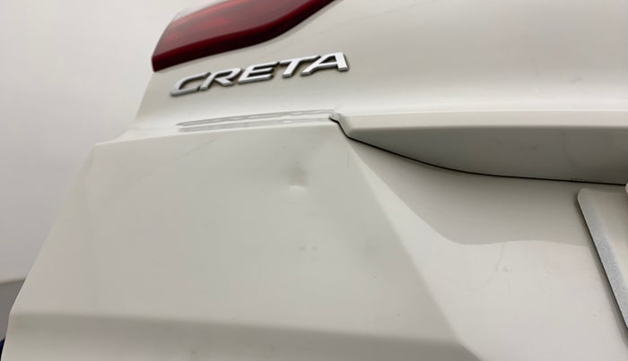 2018 Hyundai Creta E PLUS 1.6 PETROL, Petrol, Manual, 1,14,386 km, Dicky (Boot door) - Slightly dented