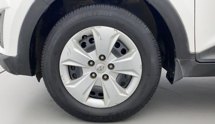 2018 Hyundai Creta E PLUS 1.6 PETROL, Petrol, Manual, 1,14,386 km, Left Front Wheel