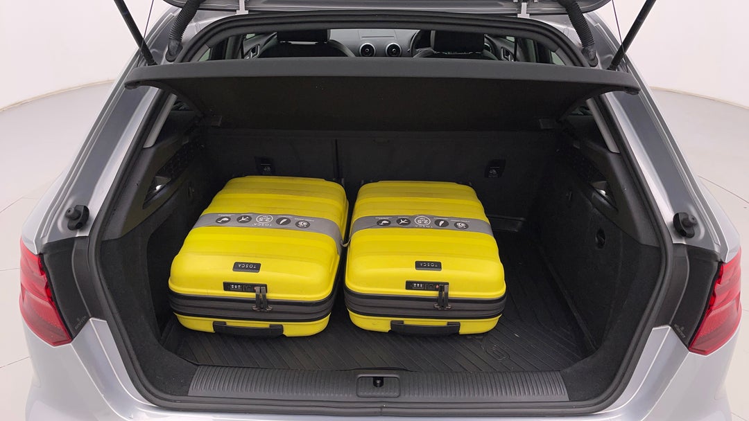 Boot Inside View with Luggage