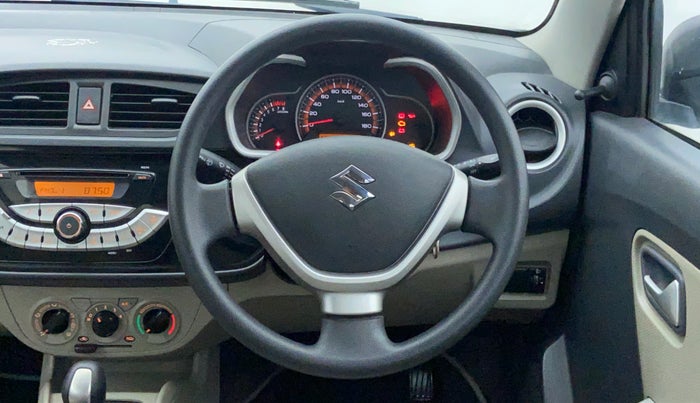 2015 Maruti Alto K10 VXI AMT P, Petrol, Automatic, 13,605 km, Steering Wheel