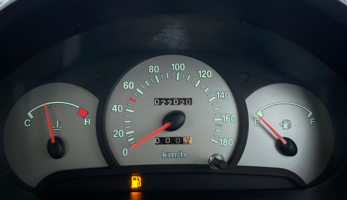 2012 Hyundai Santro Xing GL PLUS, Petrol, Manual, 22,055 km, Odometer Image
