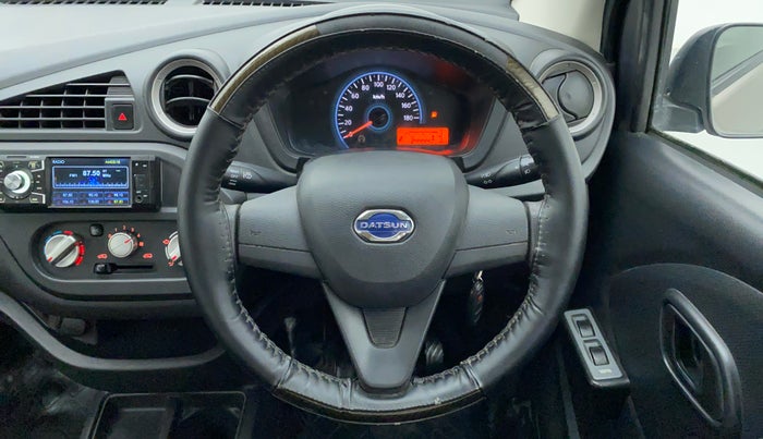 2018 Datsun Redi Go A, Petrol, Manual, 24,492 km, Steering Wheel Close Up