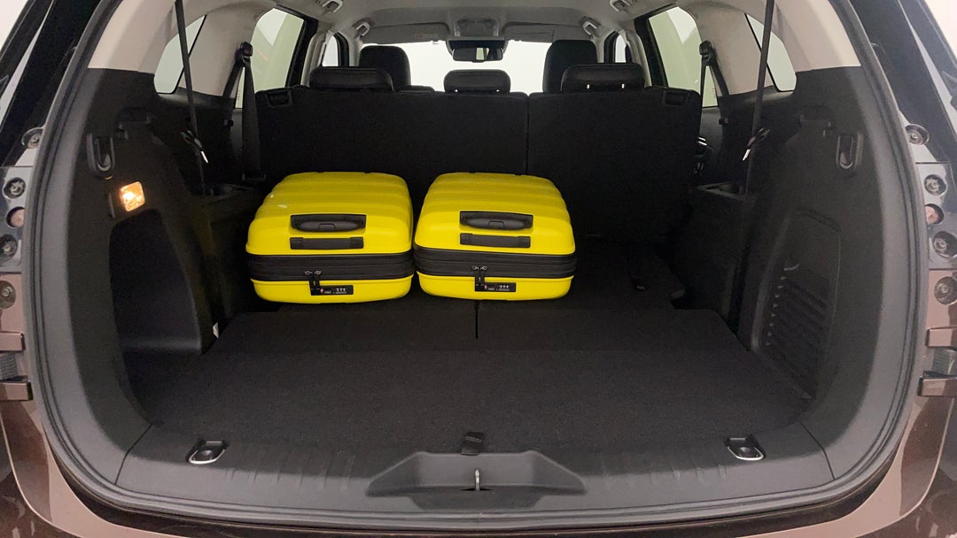 Boot Inside View with Luggage