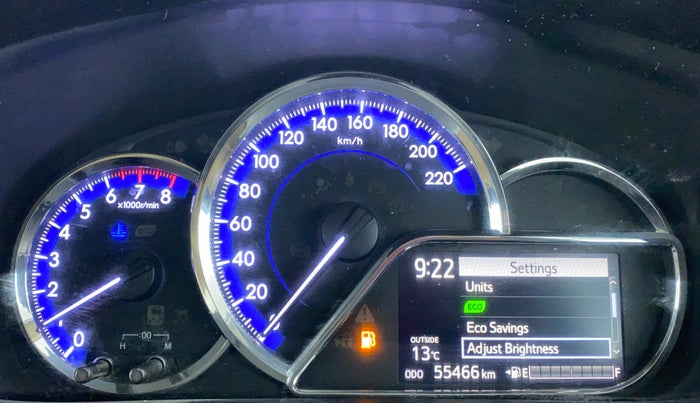 2018 Toyota YARIS G MT, Petrol, Manual, 55,466 km, Odometer Image