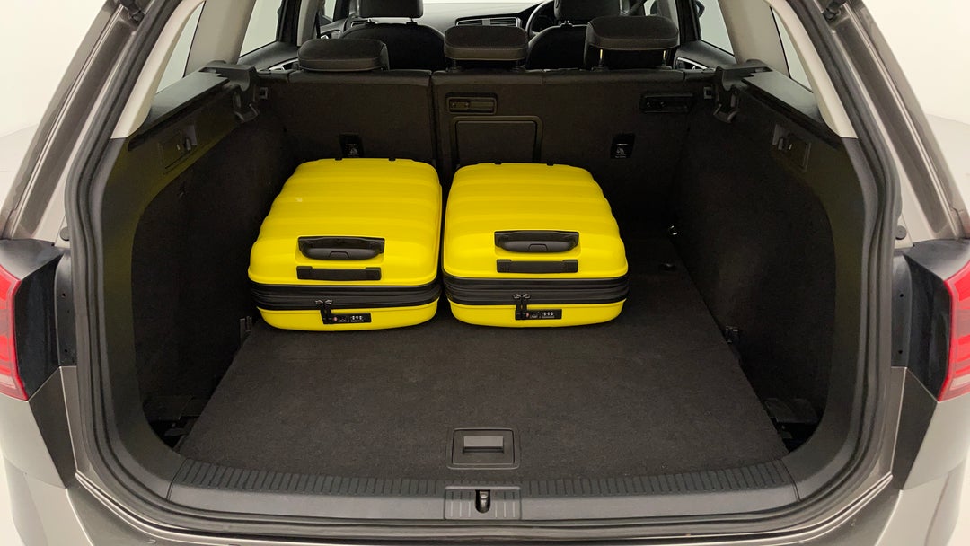 Boot Inside View with Luggage