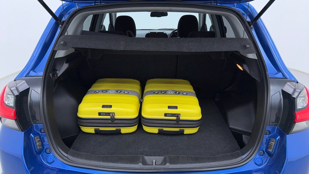 Boot Inside View with Luggage
