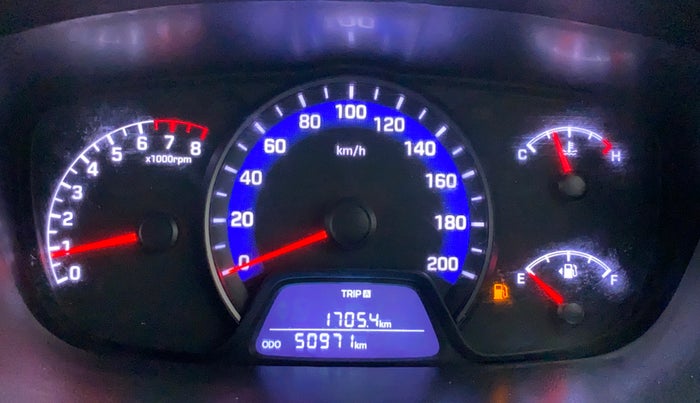 2019 Hyundai Xcent S 1.2, Petrol, Manual, 50,971 km, Odometer Image