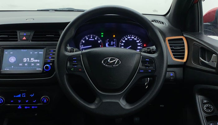 2017 Hyundai Elite i20 ASTA 1.2 DUAL TONE, Petrol, Manual, Steering Wheel Close Up