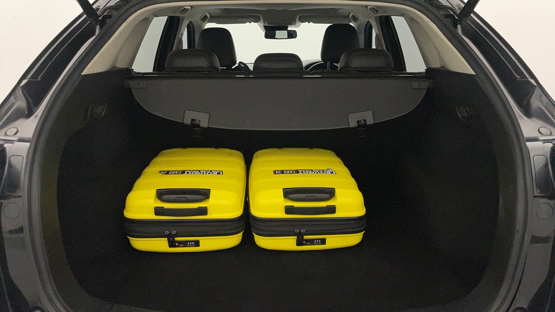 Boot Inside View with Luggage