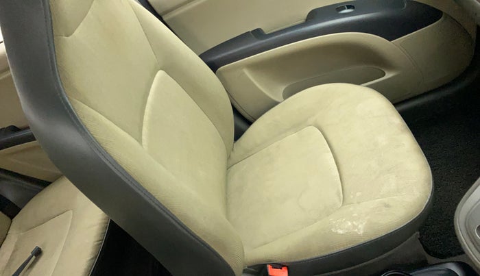 2012 Hyundai i10 SPORTZ 1.2 AT, Petrol, Automatic, 81,220 km, Front left seat (passenger seat) - Cover slightly stained
