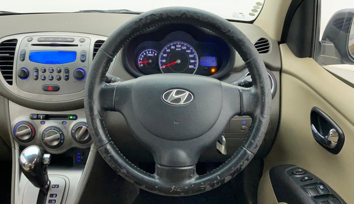 2012 Hyundai i10 SPORTZ 1.2 AT, Petrol, Automatic, 81,220 km, Steering Wheel Close Up