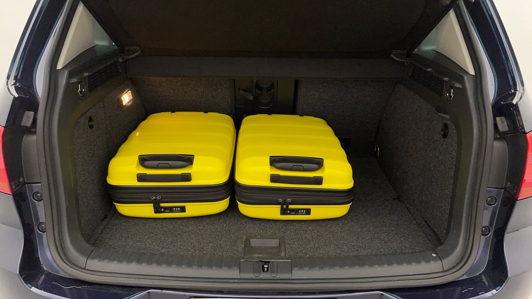 Boot Inside View with Luggage