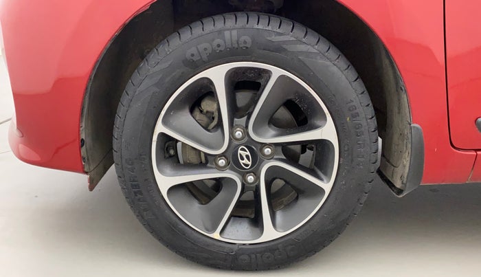 2018 Hyundai Grand i10 SPORTZ AT 1.2 KAPPA VTVT, Petrol, Automatic, 33,598 km, Left Front Wheel