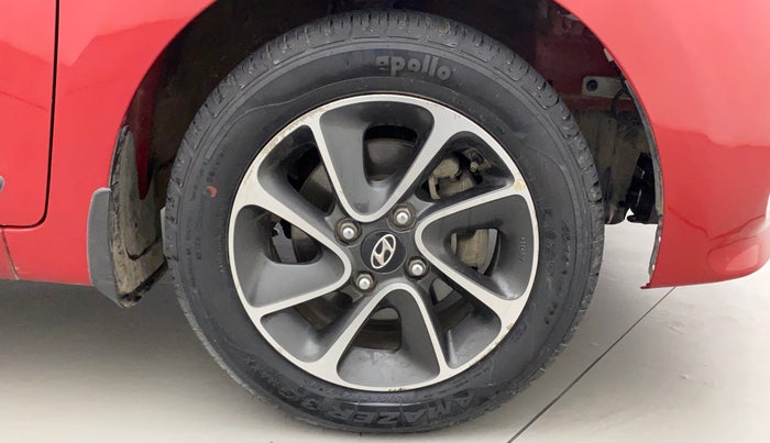 2018 Hyundai Grand i10 SPORTZ AT 1.2 KAPPA VTVT, Petrol, Automatic, 33,598 km, Right Front Wheel