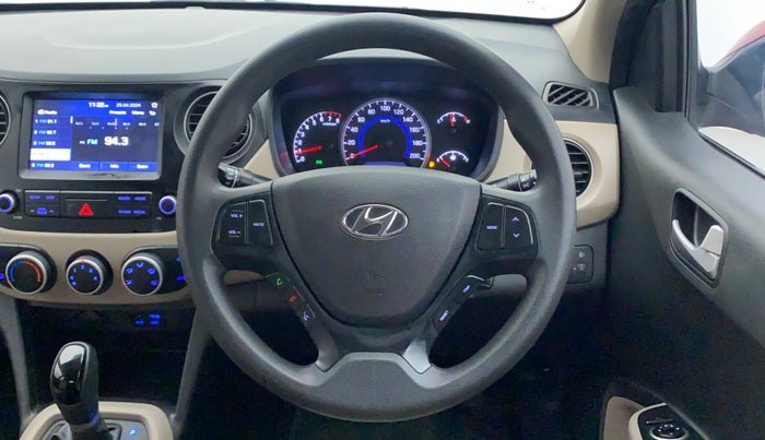 2018 Hyundai Grand i10 SPORTZ AT 1.2 KAPPA VTVT, Petrol, Automatic, 33,598 km, Steering Wheel Close Up
