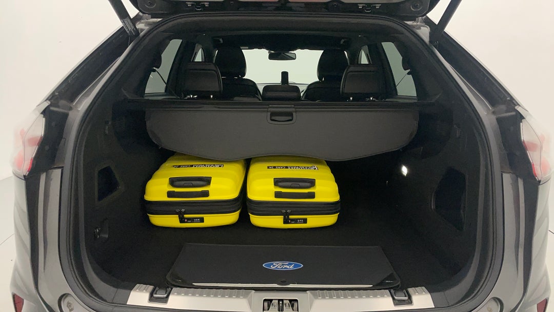 Boot Inside View with Luggage
