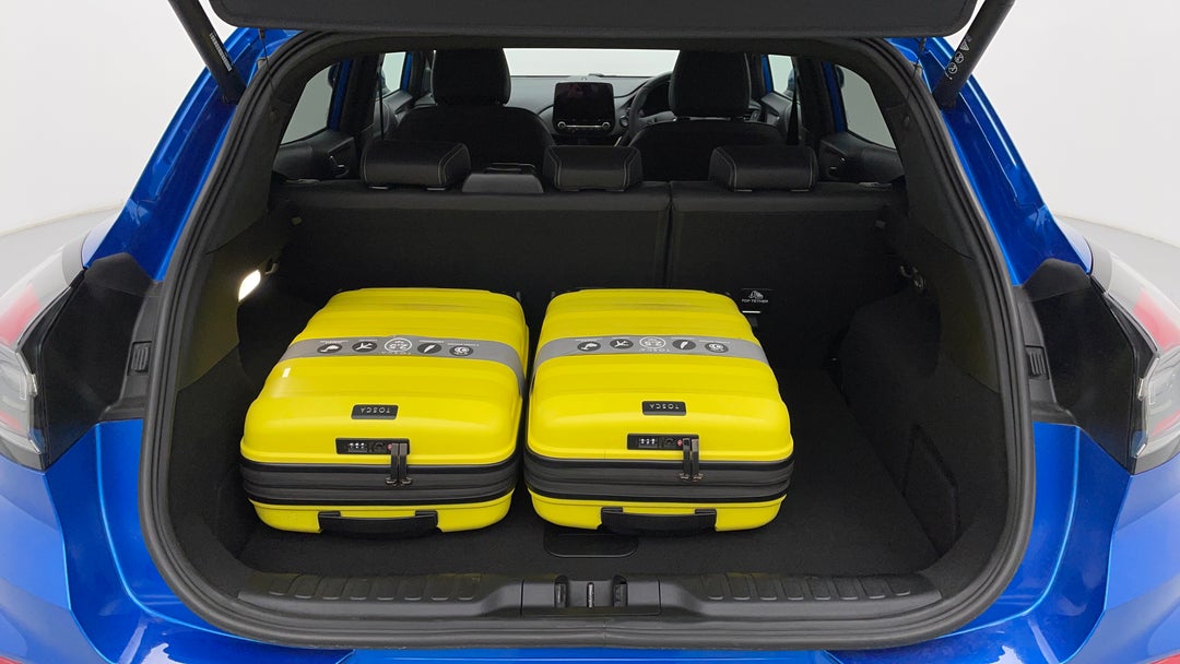 Boot Inside View with Luggage