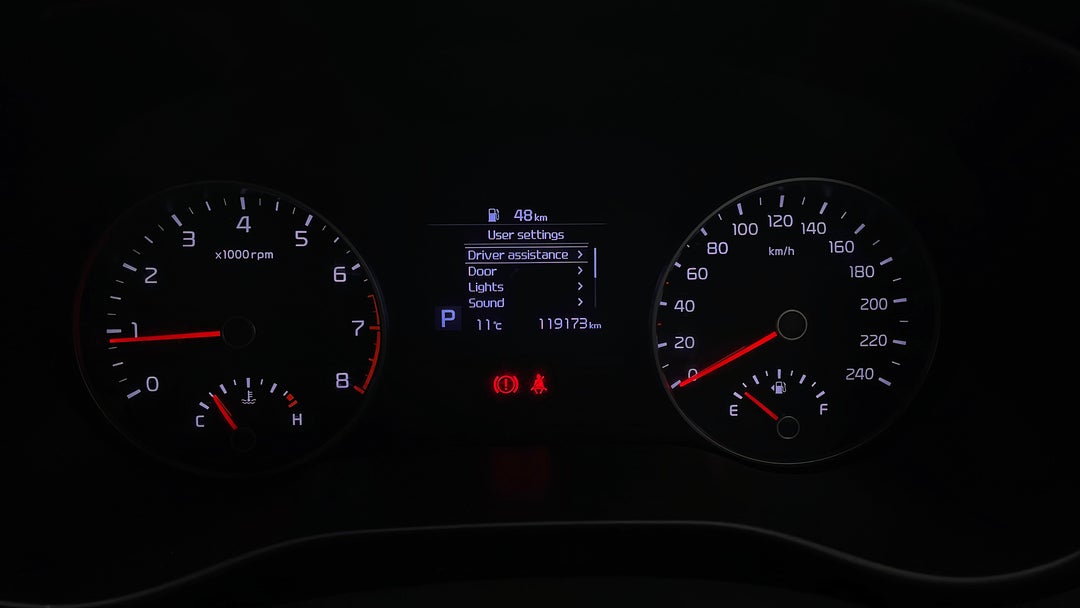 2018 Kia Sportage Si (fwd), Automatic, 119173 km, Odometer View