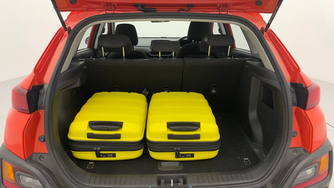 Boot Inside View with Luggage