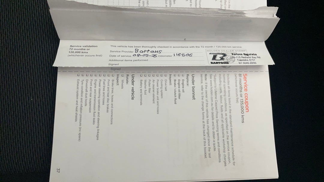 2017 Holden Astra Lt, Automatic, 118504 km, Service History