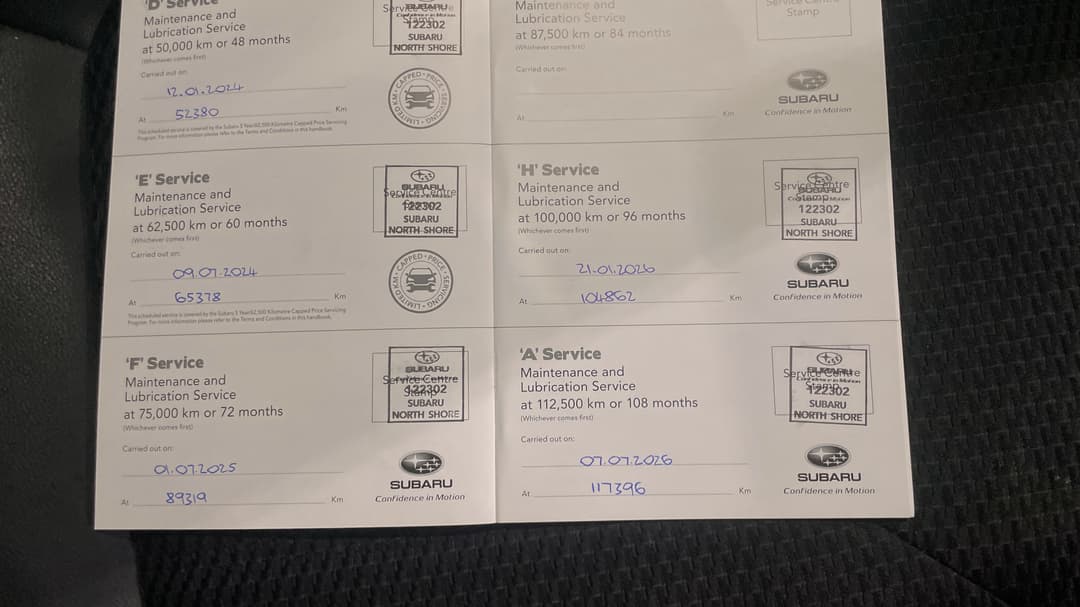 2021 Subaru Forester 2.5i Premium (AWD), Automatic, 120514 km, Service History
