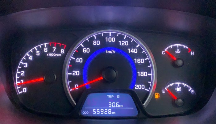 2018 Hyundai Grand i10 MAGNA 1.2 KAPPA VTVT, Petrol, Manual, 55,904 km, Odometer Image