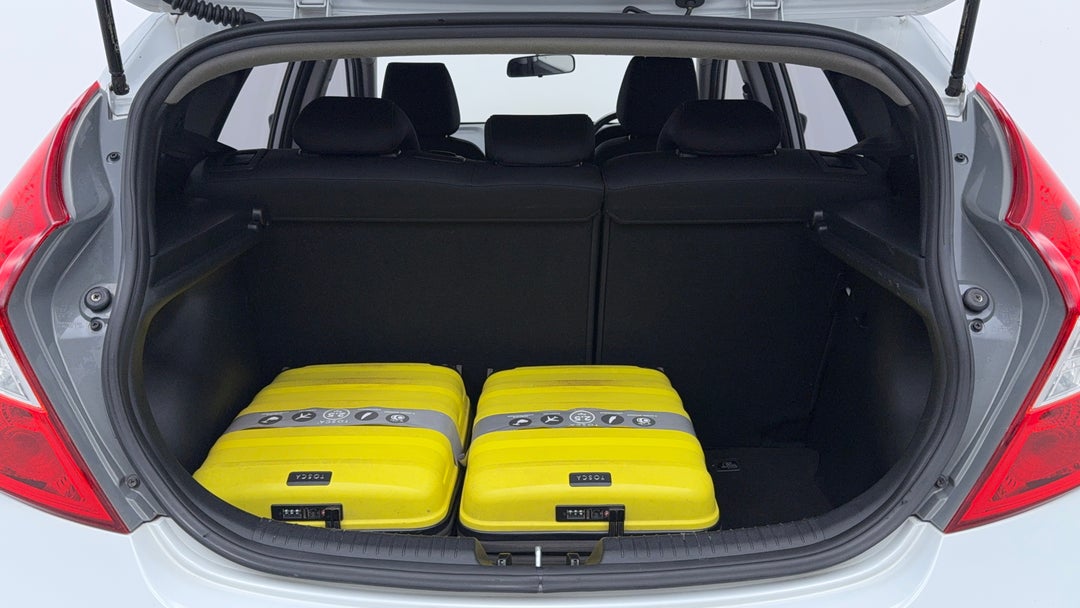 Boot Inside View with Luggage