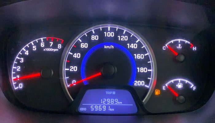 2017 Hyundai Grand i10 SPORTZ (O) 1.2 KAPPA VTVT, Petrol, Manual, 59,691 km, Odometer Image
