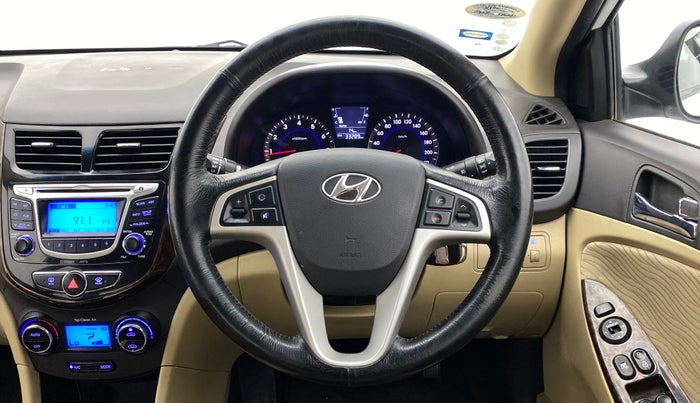 2014 Hyundai Verna FLUIDIC 1.4 VTVT CX, Petrol, Manual, 33,330 km, Steering Wheel Close Up
