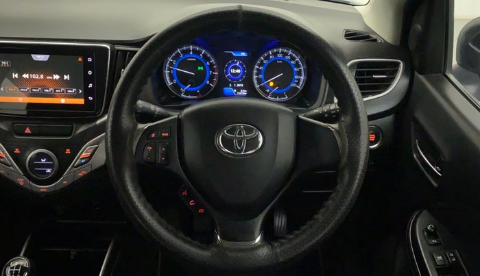 2021 Toyota Glanza G, Petrol, Manual, 14,278 km, Steering Wheel Close Up