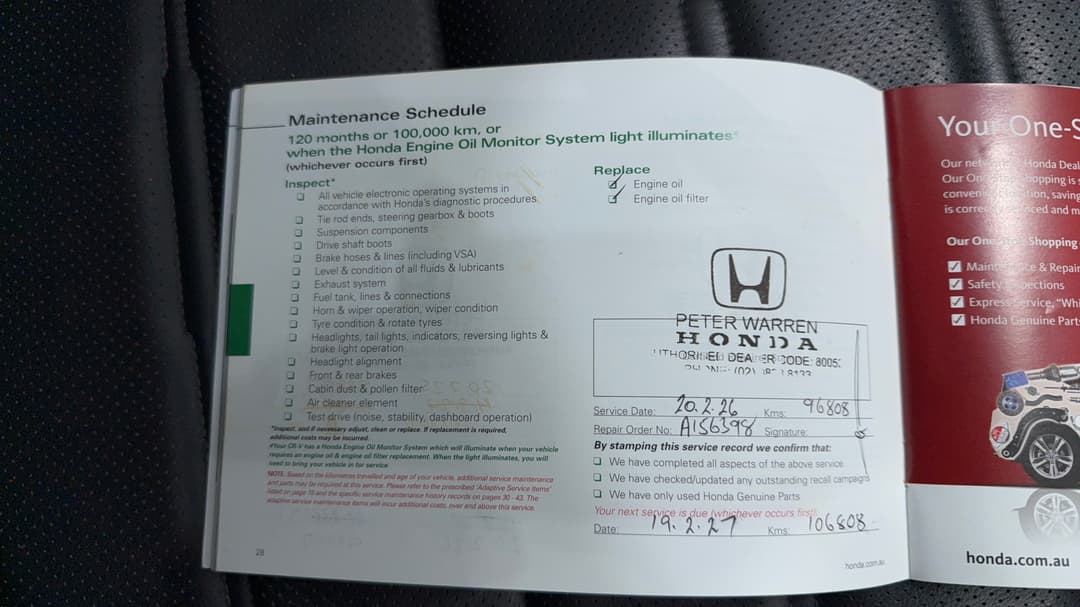 2018 Honda CR-V Vti-l7 (2WD), Automatic, 100986 km, Service History