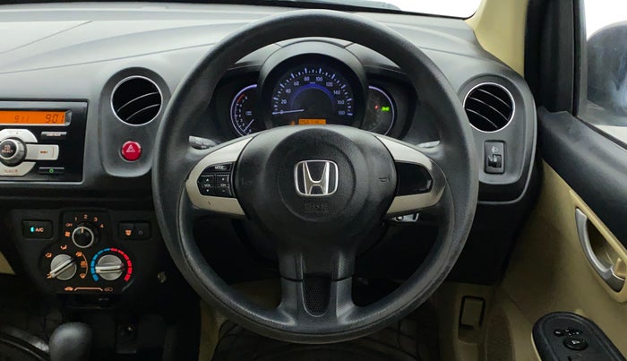 2015 Honda Brio VX AT, Petrol, Automatic, 56,115 km, Steering Wheel Close Up