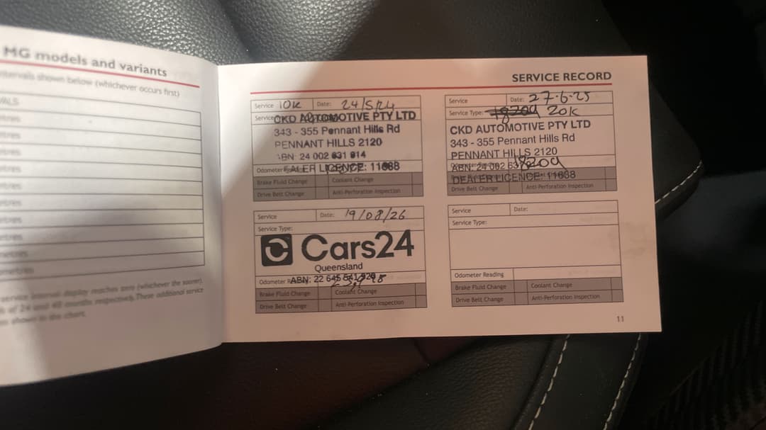 2022 MG ZS Excite, Automatic, 24000 km, Service History