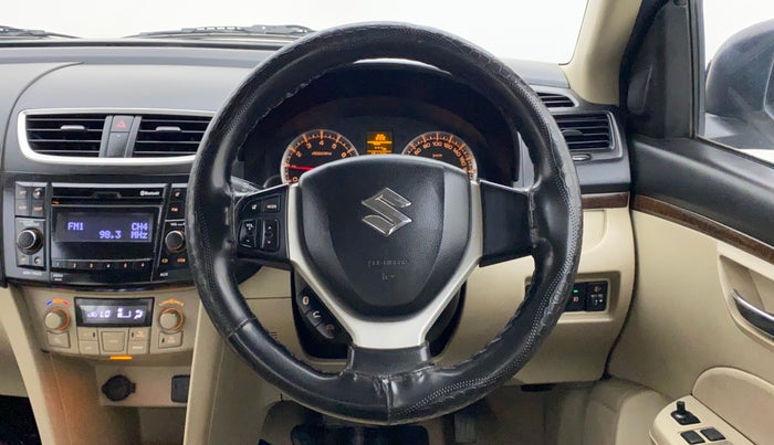 2015 Maruti Swift Dzire ZXI, Petrol, Manual, 1,31,144 km, Steering Wheel Close Up