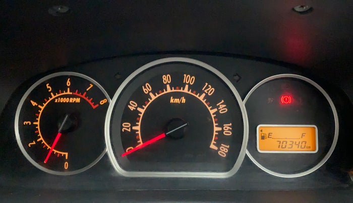 2014 Maruti Alto K10 VXI P, Petrol, Manual, 70,553 km, Odometer Image