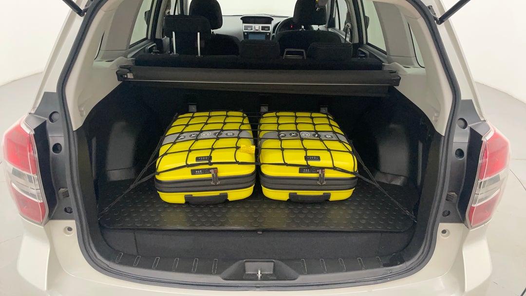 Boot Inside View with Luggage