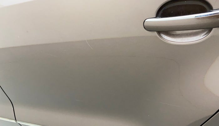 2016 Volkswagen Ameo HIGHLINE1.2L, Petrol, Manual, 1,42,245 km, Rear left door - Minor scratches