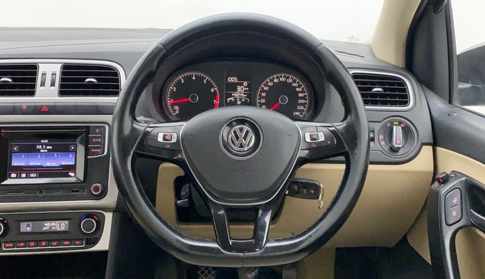 2016 Volkswagen Ameo HIGHLINE1.2L, Petrol, Manual, 1,42,245 km, Steering Wheel Close Up