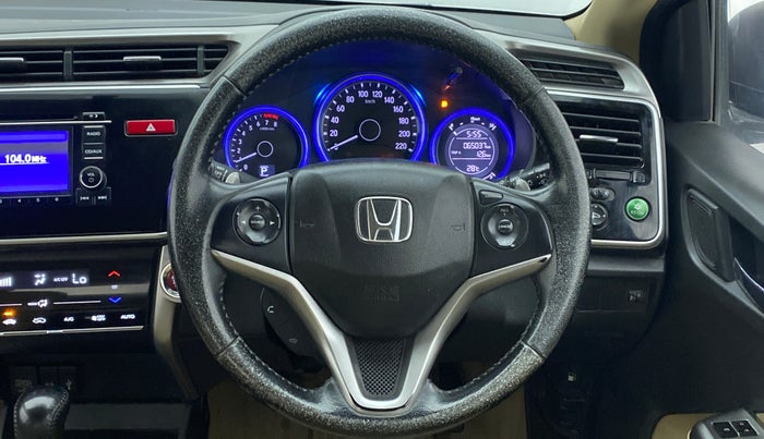 2015 Honda City VX CVT PETROL, Petrol, Automatic, 65,037 km, Steering Wheel Close Up