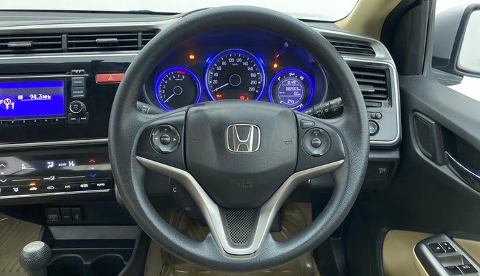 2014 Honda City V MT PETROL, Petrol, Manual, 82,084 km, Steering Wheel Close Up