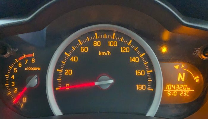 2016 Maruti Celerio VXI AMT (O), Petrol, Automatic, 1,04,320 km, Odometer Image